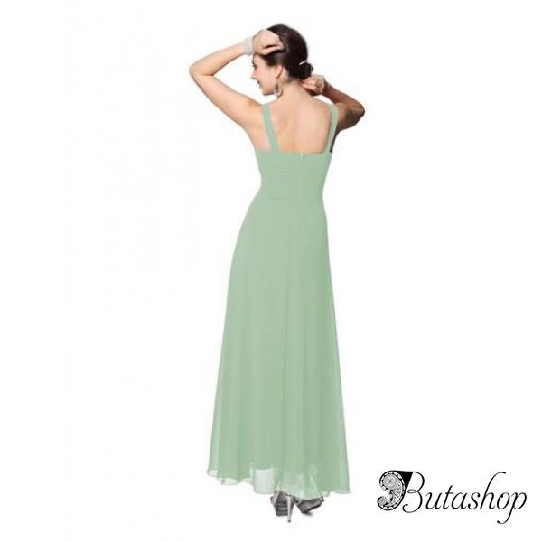 РАСПРОДАЖА! Сексапильное бирюзовое вечернее платье - www.butashop.com