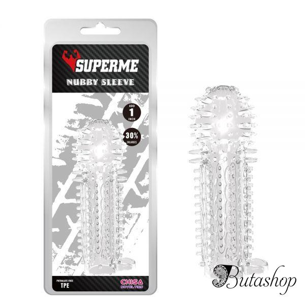 Nubby Sleeve Clear - www.butashop.com
