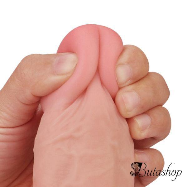 Sliding-Skin Dual Layer Dong 9 inch - www.butashop.com