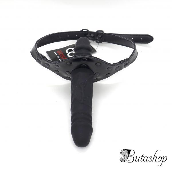 двойной кляп с силиконовыми пенисами - www.butashop.com