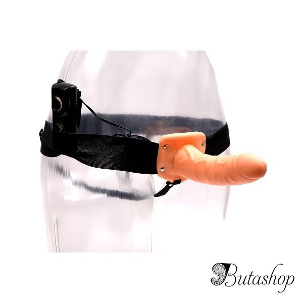 РАСПРОДАЖА! Страпон с вибратором Hollow - www.butashop.com