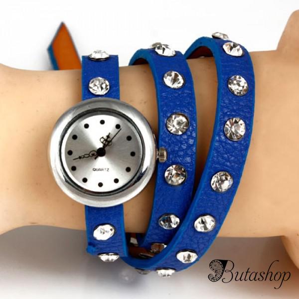 РАСПРОДАЖА! Часы с ремешком в камнях - www.butashop.com