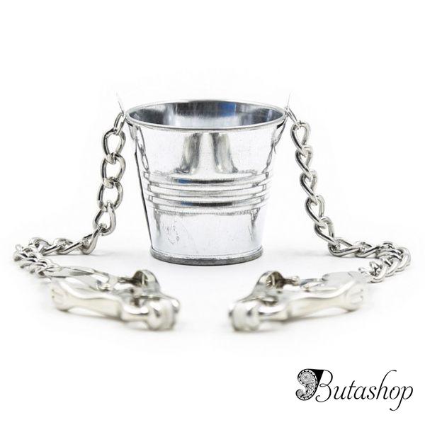 Зажим японский клевер с цепочкой - www.butashop.com