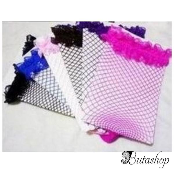 Сексапильные чулки с тоненькой ажурной резинкой - www.butashop.com