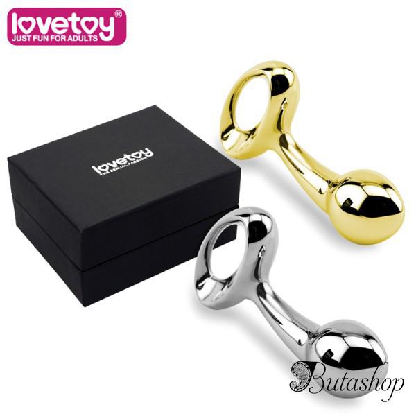 Роскошная анальная пробка золото - www.butashop.com