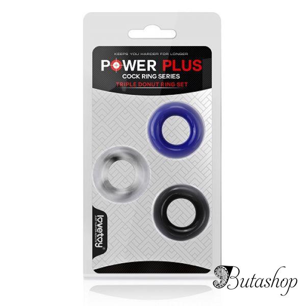Power Plus Triple Donut Ring Set - www.butashop.com