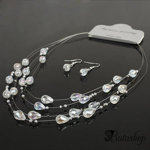 РАСПРОДАЖА! Набор из ожерелья и серьг - www.butashop.com