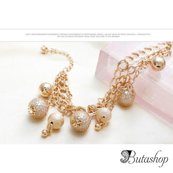 РАСПРОДАЖА! Браслет - Очарование золотой - www.butashop.com
