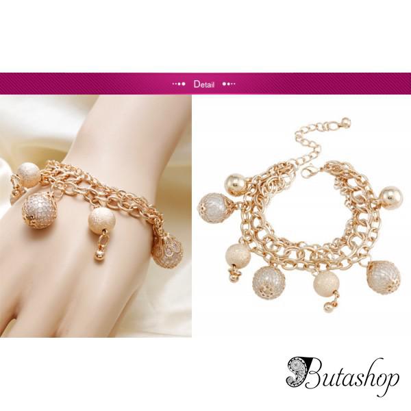 РАСПРОДАЖА! Браслет - Очарование золотой - www.butashop.com