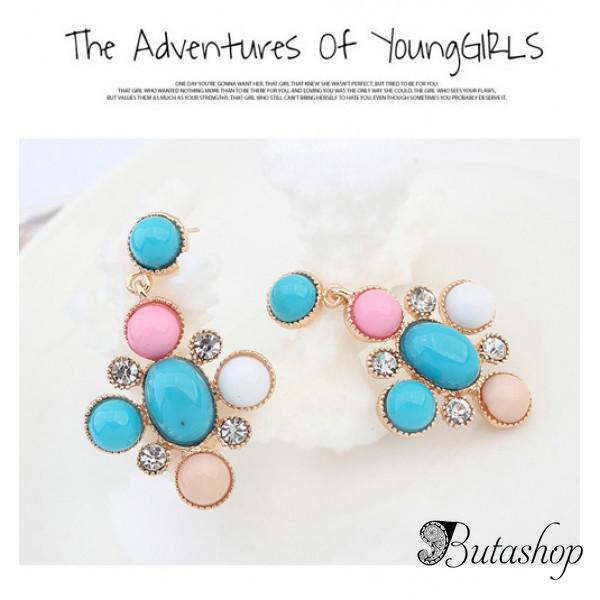 РАСПРОДАЖА! Разноцветные серьги - www.butashop.com