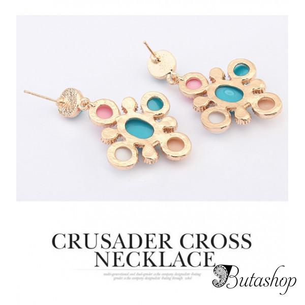 РАСПРОДАЖА! Разноцветные серьги - www.butashop.com