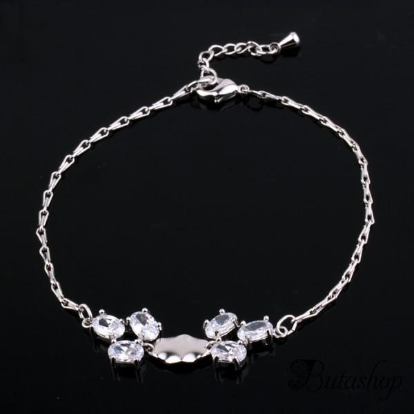 РАСПРОДАЖА! Модный браслет Xuping серебреный - www.butashop.com