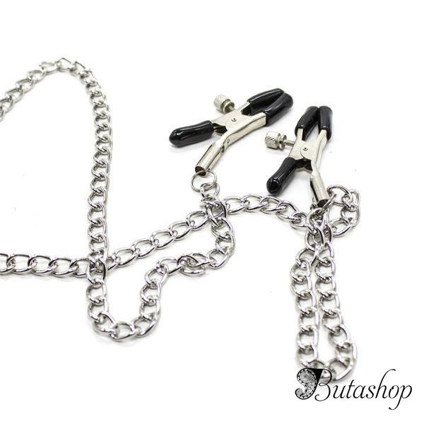 Зажимы для сосков с кольцом на пенис - www.butashop.com