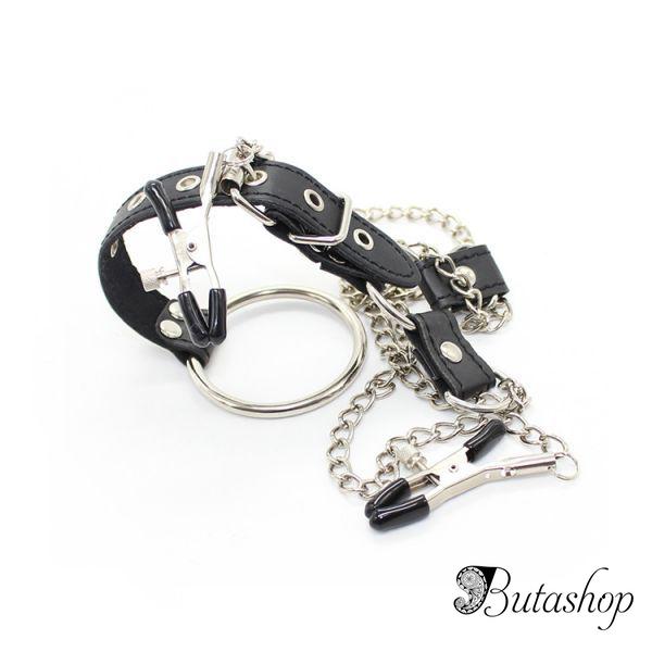 Зажимы для сосков с кольцом на пенис - www.butashop.com