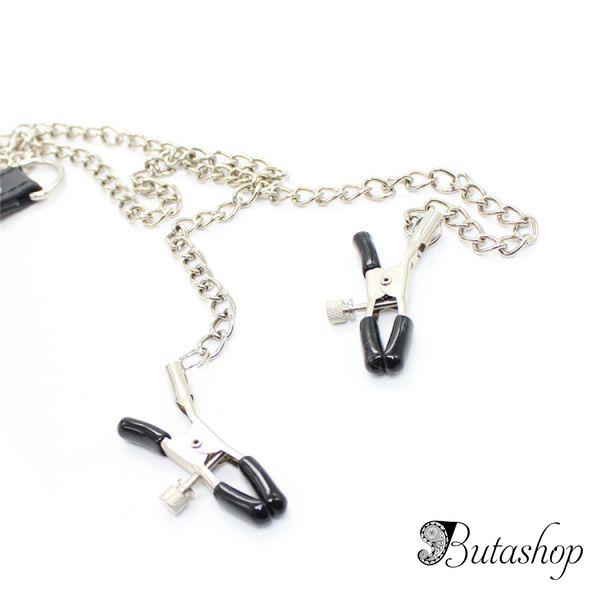 Зажимы для сосков с кольцом на пенис - www.butashop.com