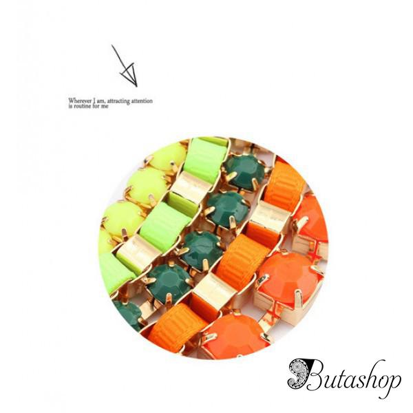 РАСПРОДАЖА! Разноцветное ожерелье - www.butashop.com
