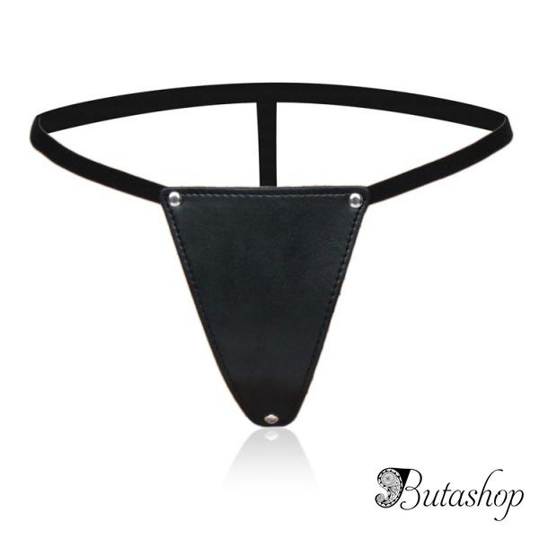 Женские черные стринги - www.butashop.com