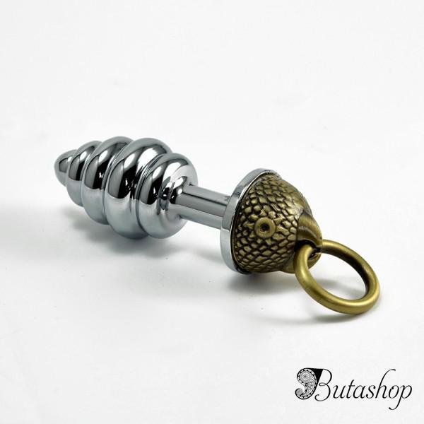 Металлическая анальная пробка - www.butashop.com