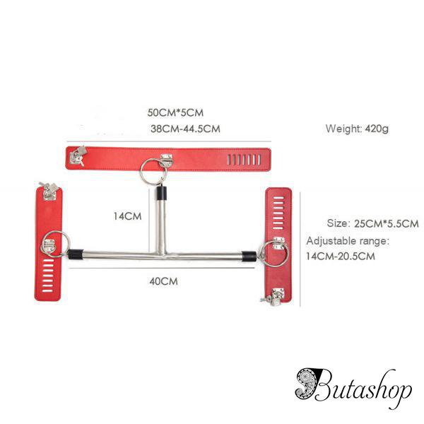 Металлический фиксатор для тела красный - www.butashop.com