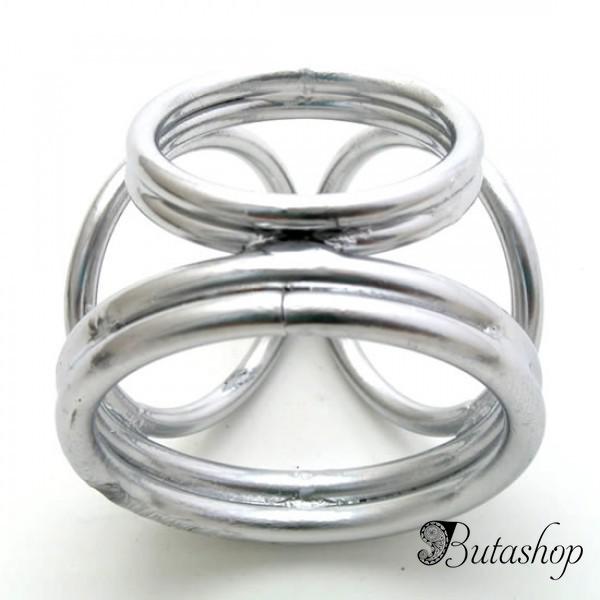 Серебряный фиксатор для мошонки - www.butashop.com