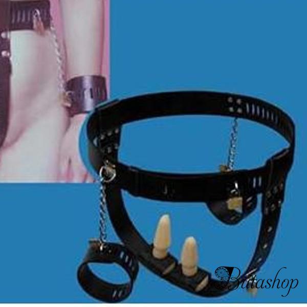 Черный женский пояс верности - www.butashop.com