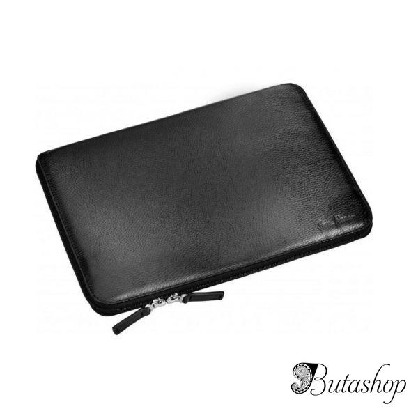 Папка для MacBook 13 и документов А4 с кожи Issa Hara MC13-01 - www.butashop.com