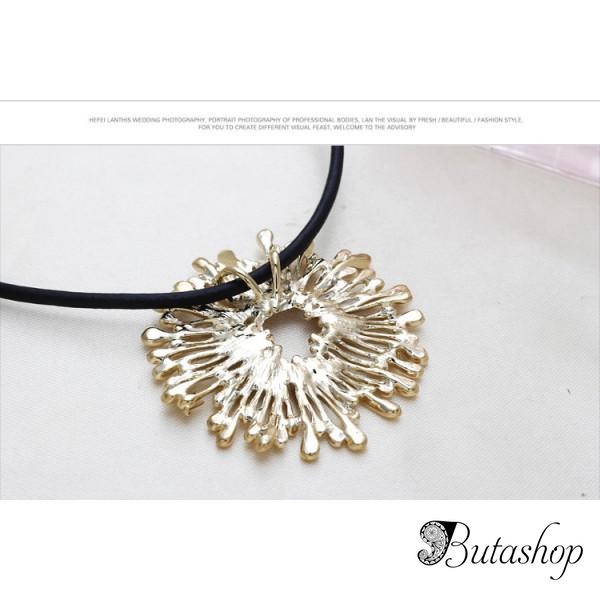 РАСПРОДАЖА! Эксклюзивное ожерелье с цветком - www.butashop.com