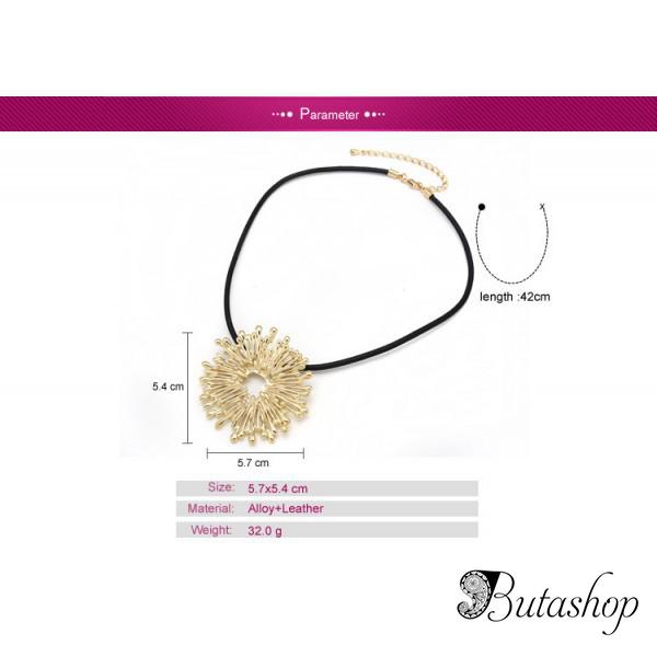 РАСПРОДАЖА! Эксклюзивное ожерелье с цветком - www.butashop.com