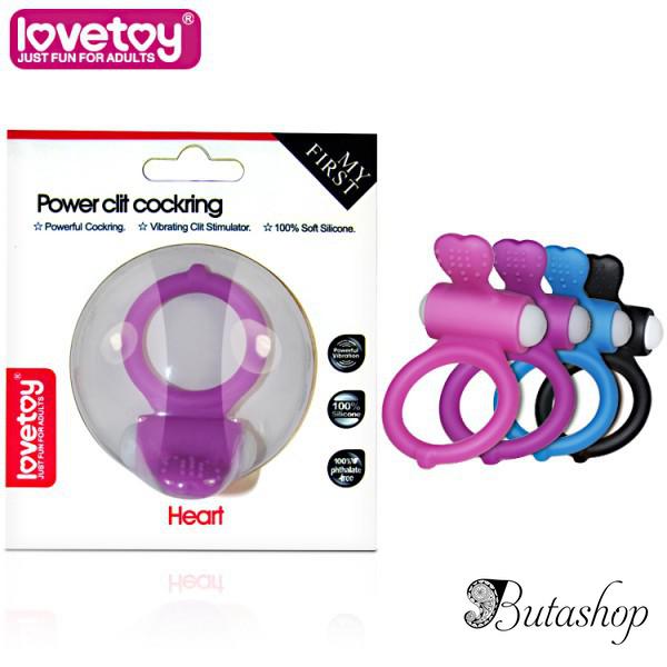 Виброкольцо Power Heart Clit Cockring - www.butashop.com