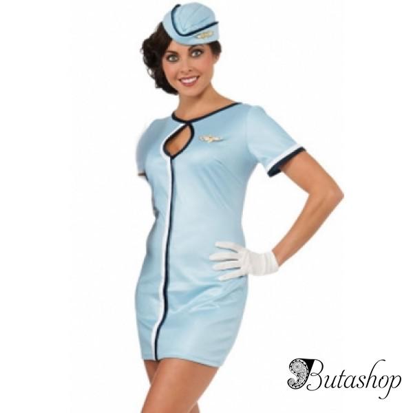 Голубой костюм стюардессы - www.butashop.com