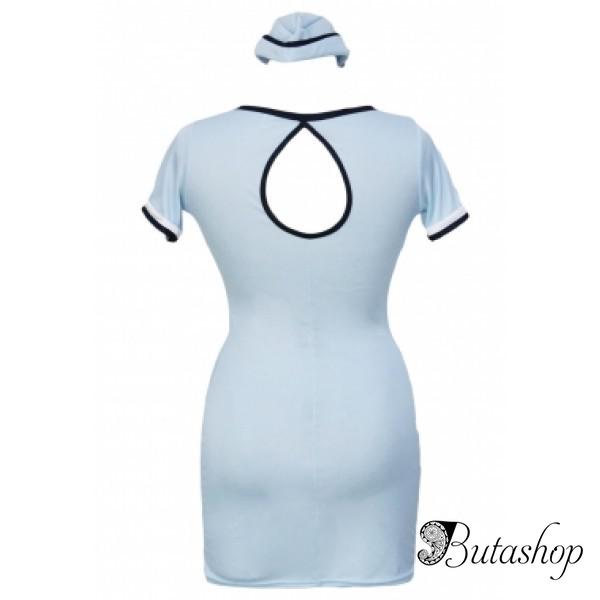 Голубой костюм стюардессы - www.butashop.com