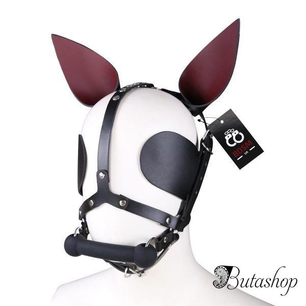 Фетиш маска кролика, кожаная маска PlayBoy - www.butashop.com