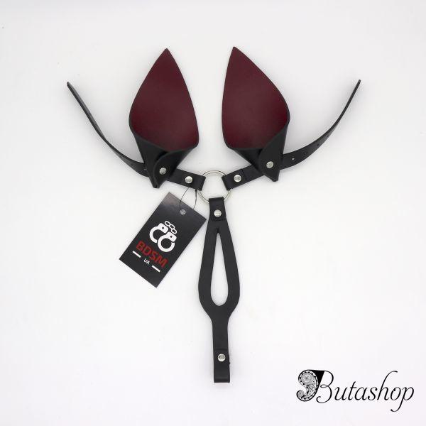 Фетиш маска кролика, кожаная маска PlayBoy - www.butashop.com