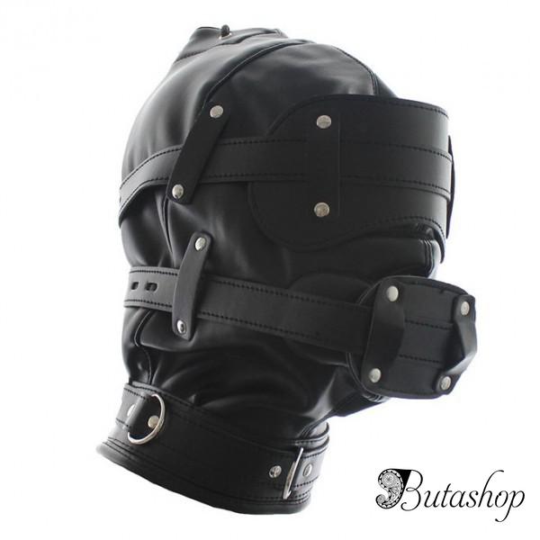 Закрытая кожаная маска - www.butashop.com