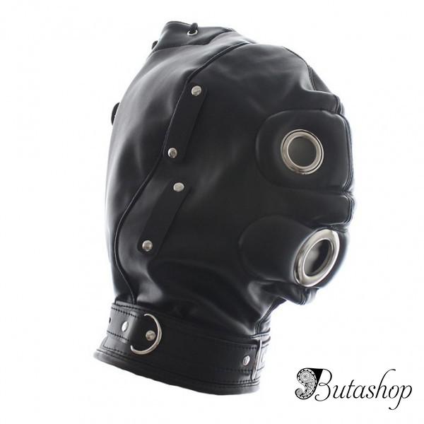Закрытая кожаная маска - www.butashop.com