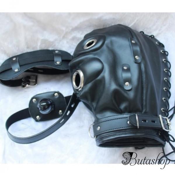 Закрытая кожаная маска - www.butashop.com
