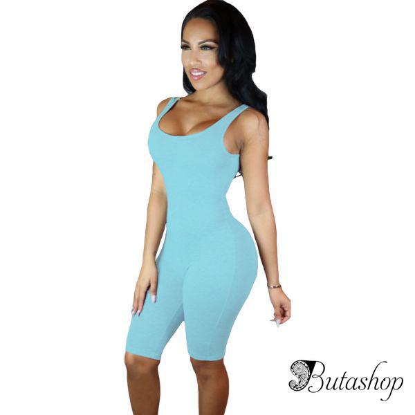 Светло-голубой спортивный комбинезон - www.butashop.com