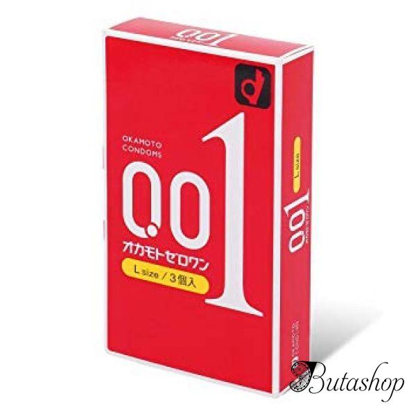 Презервативы ультратонкие Okamoto Zero One L 0.01 - www.butashop.com