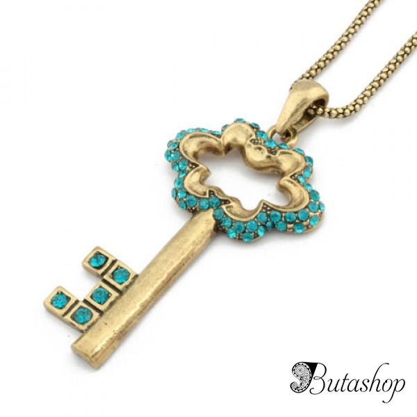 РАСПРОДАЖА! Изящное ожерелье в форме ключика - www.butashop.com