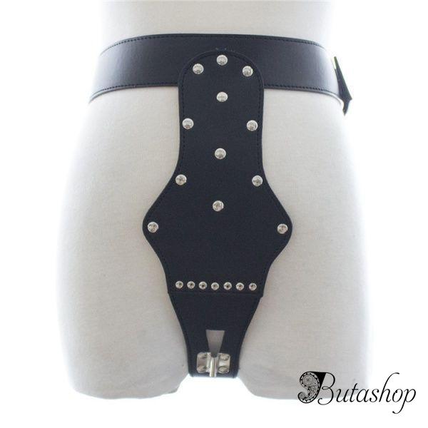 Черное женское устройство целомудрия - www.butashop.com