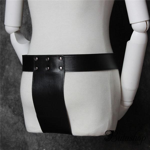 Черное женское устройство целомудрия - www.butashop.com