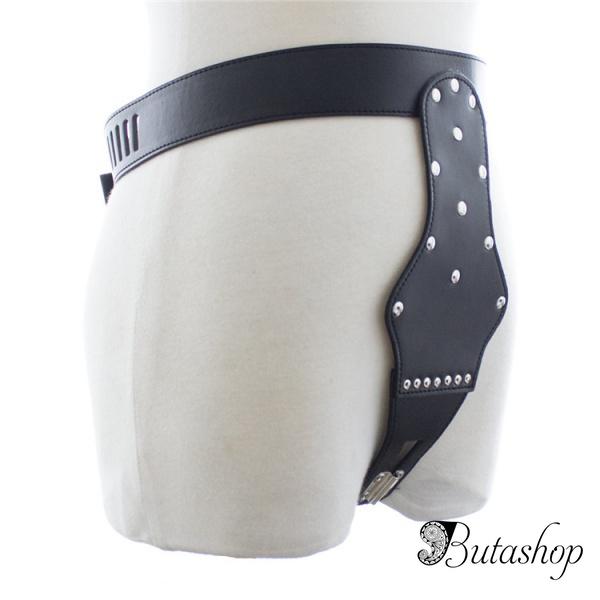 Черное женское устройство целомудрия - www.butashop.com