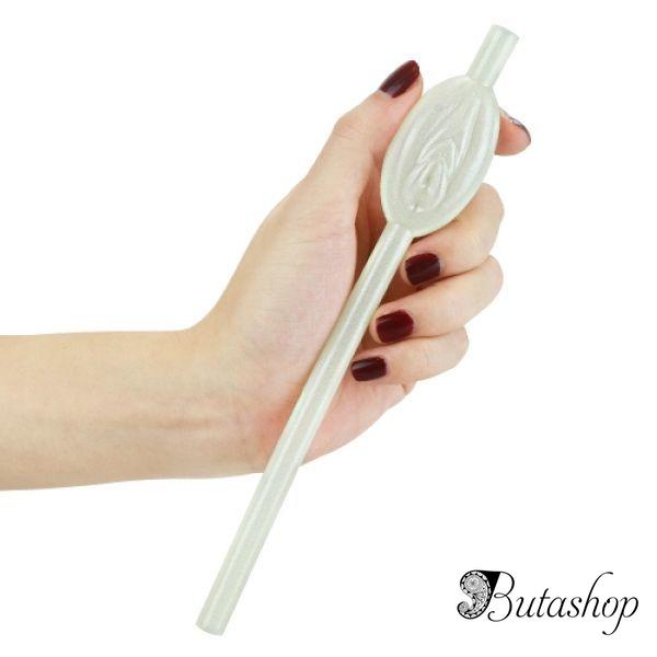 Glow in the Dark Pussy Straws – Pack of 9 - www.butashop.com