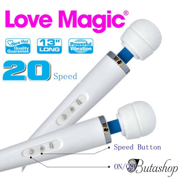 Вибромассажер аккумуляторный Love Magic 10 режимов фиолетовый - www.butashop.com