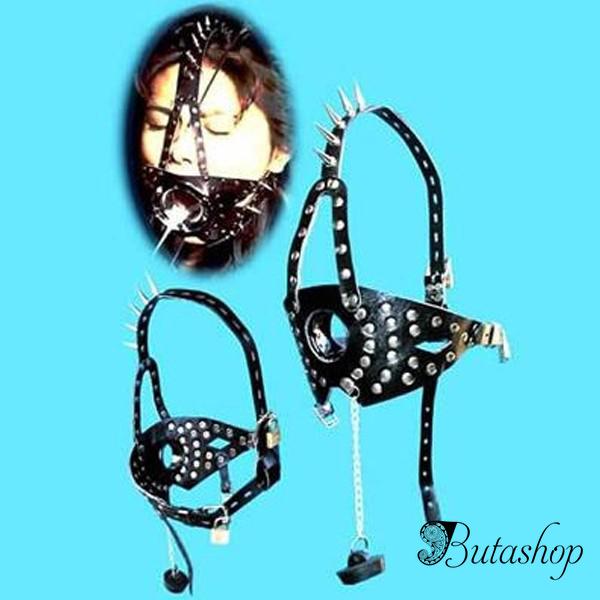 Уникальный намордник с металическим кляпом - www.butashop.com