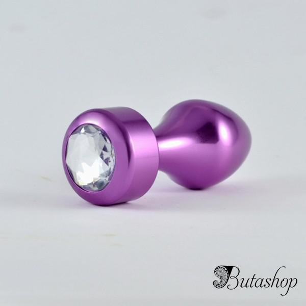 Анальная пробка фиолетового цвета - www.butashop.com