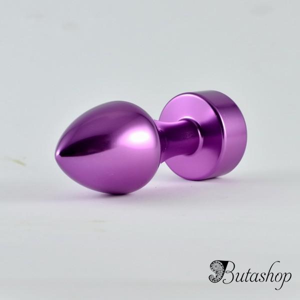 Анальная пробка фиолетового цвета - www.butashop.com