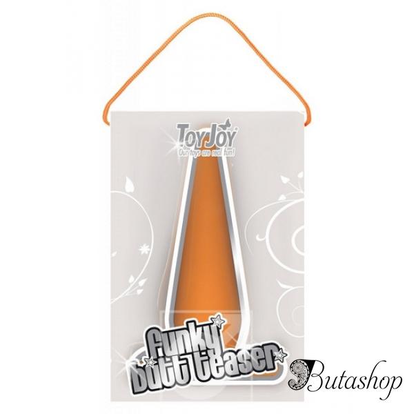 РАСПРОДАЖА! Анальная пробка Funky Butt Teaser розовая - www.butashop.com