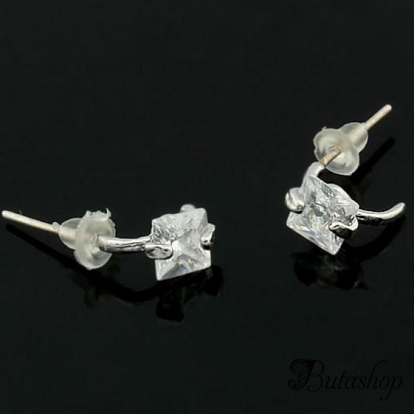 РАСПРОДАЖА! Серьги с камушками - www.butashop.com