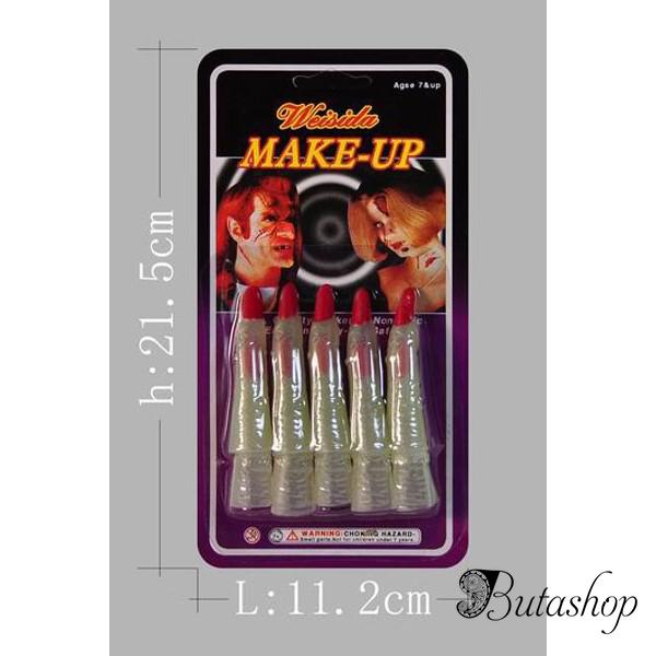 Аксессуар для Хэллоуина: пальцы с черными ногтями - www.butashop.com